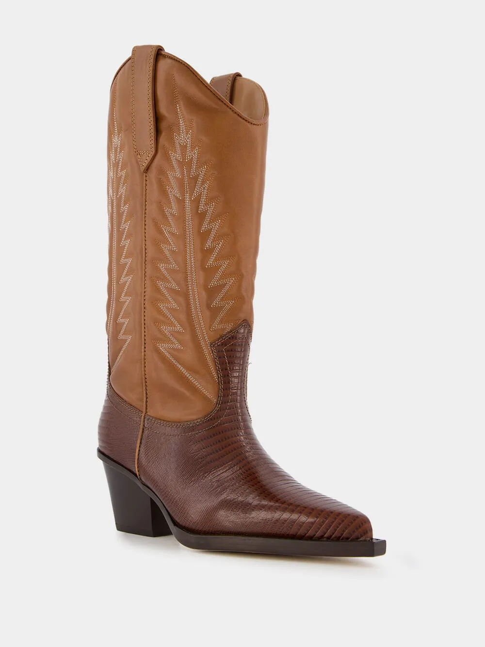 Rosario Nappa Leather Cowboy Boots