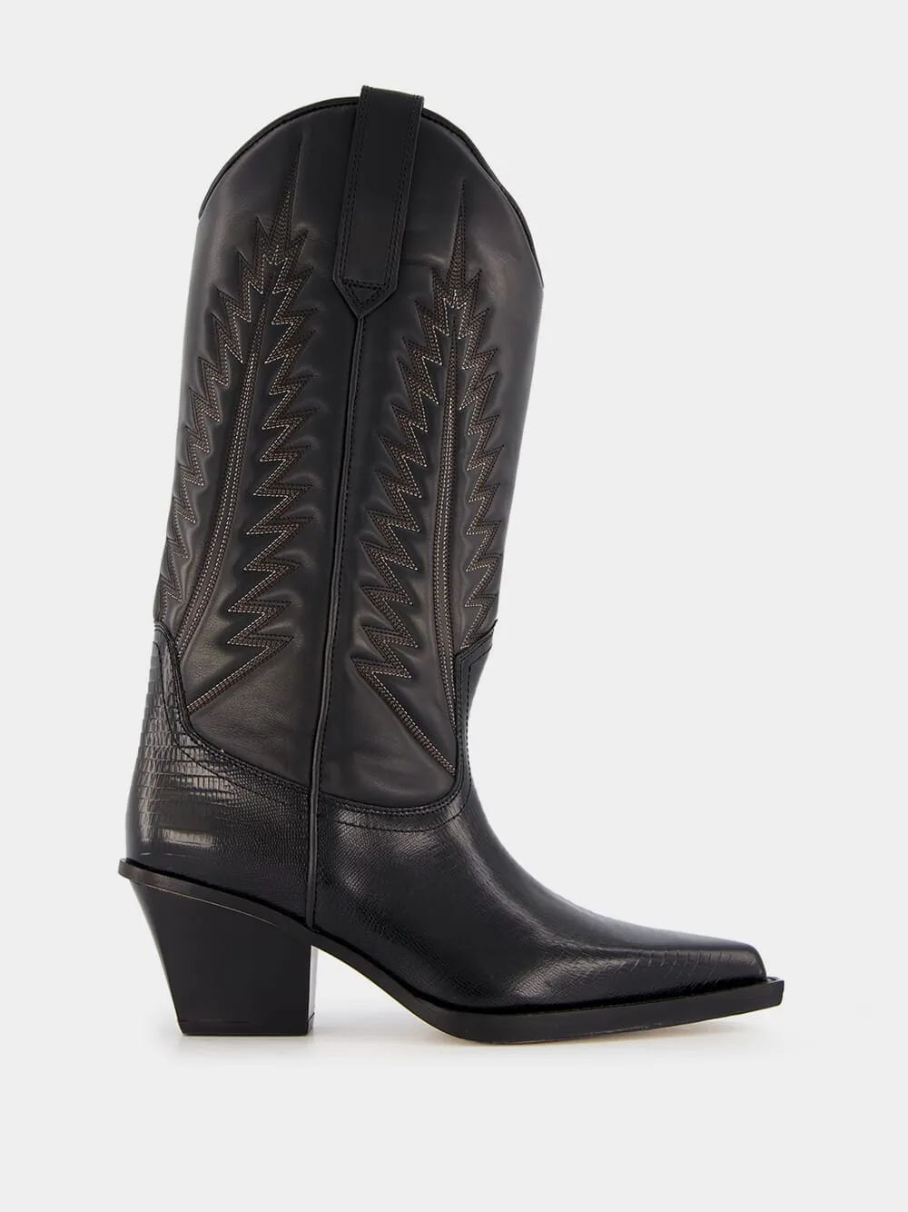 Rosario Nappa Leather Cowboy Boots