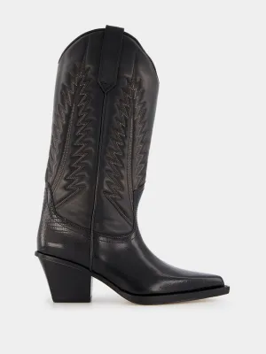 Rosario Nappa Leather Cowboy Boots