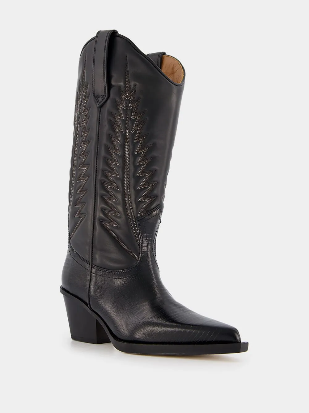 Rosario Nappa Leather Cowboy Boots