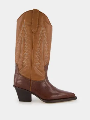 Rosario Nappa Leather Cowboy Boots