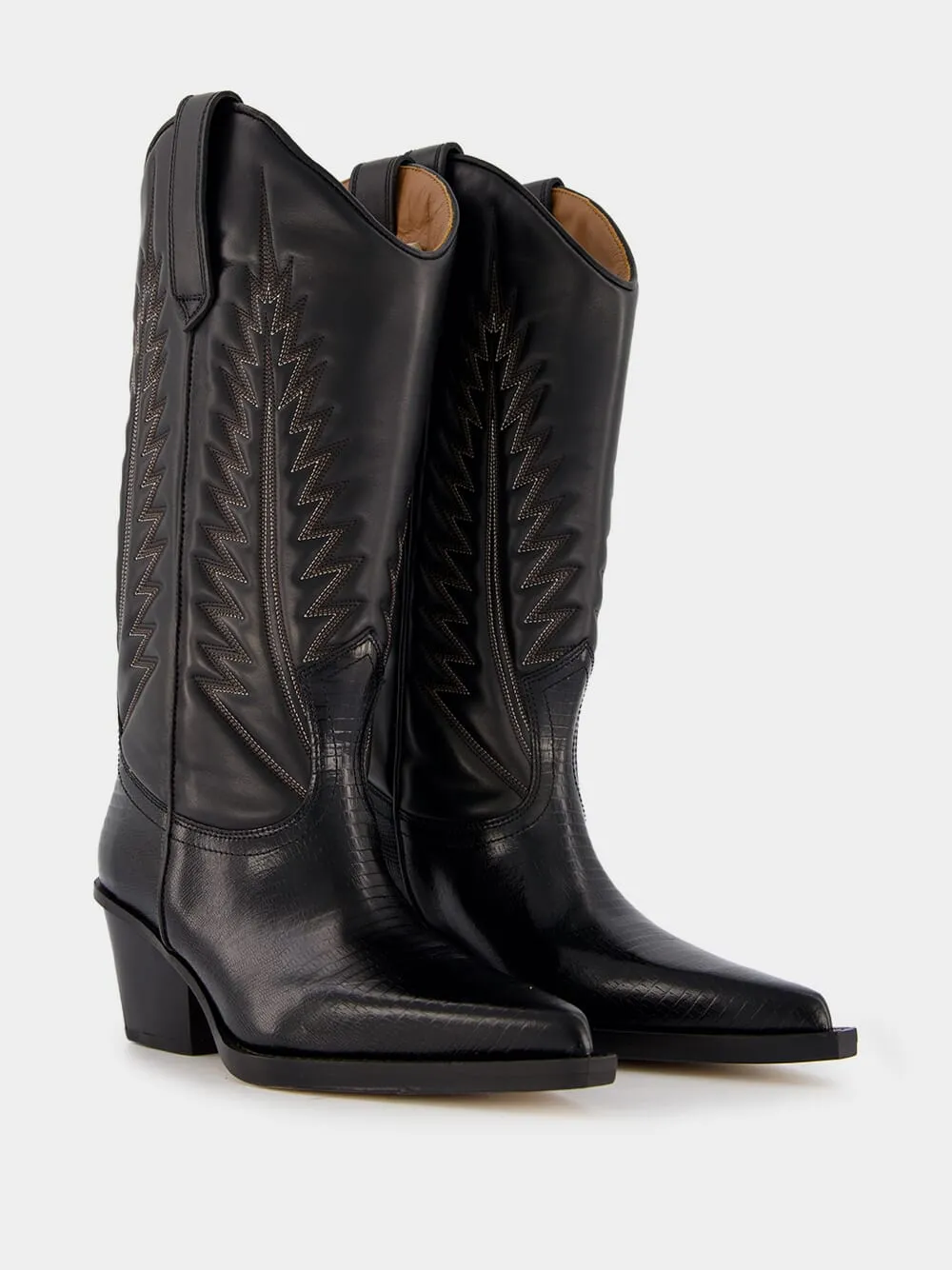 Rosario Nappa Leather Cowboy Boots