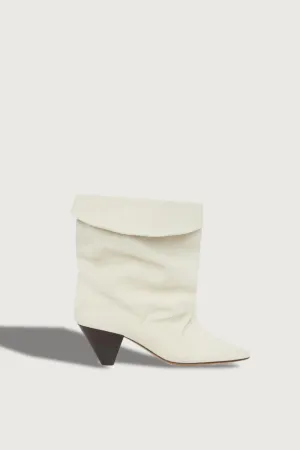 Ryska Suede Boots Chalk