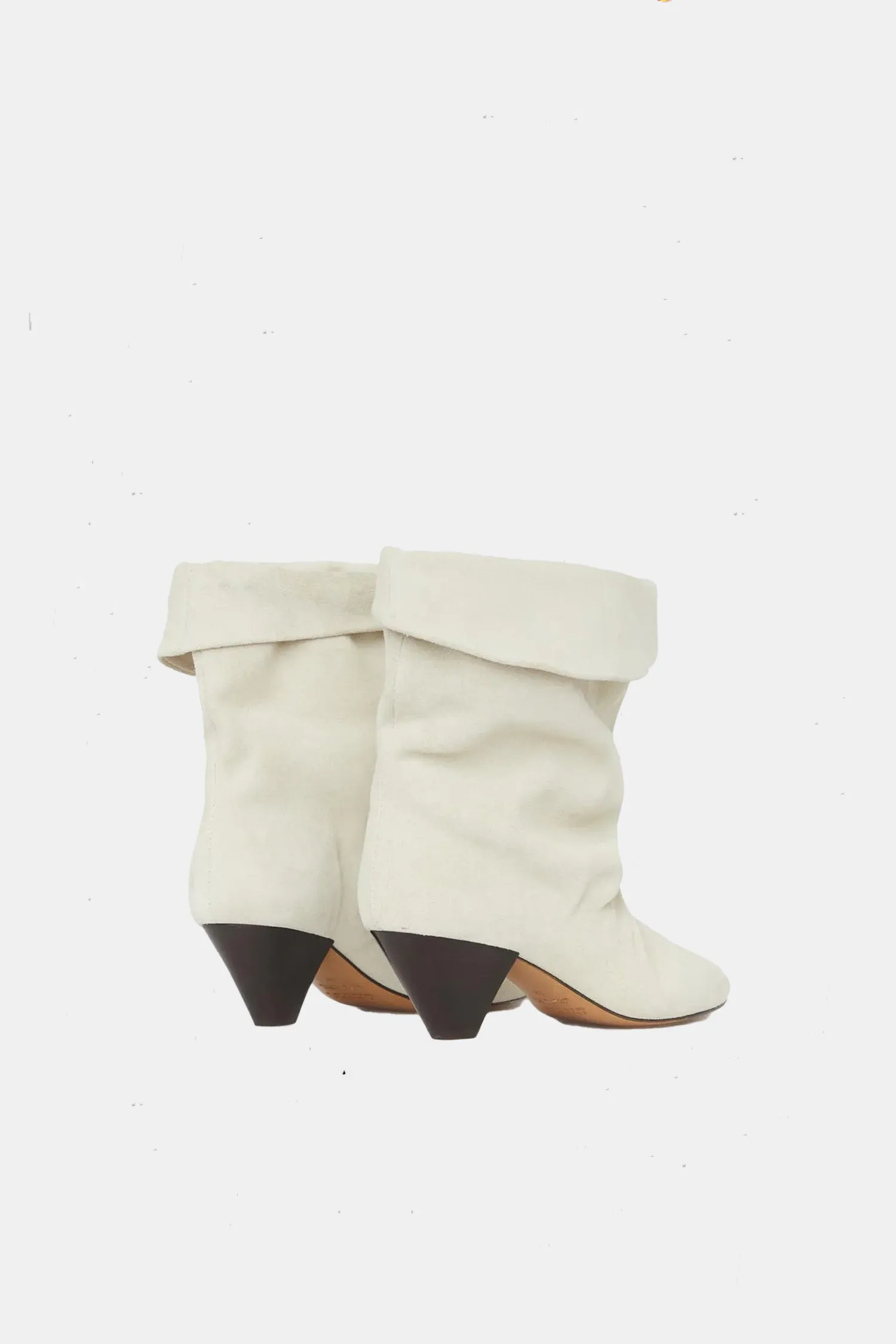 Ryska Suede Boots Chalk