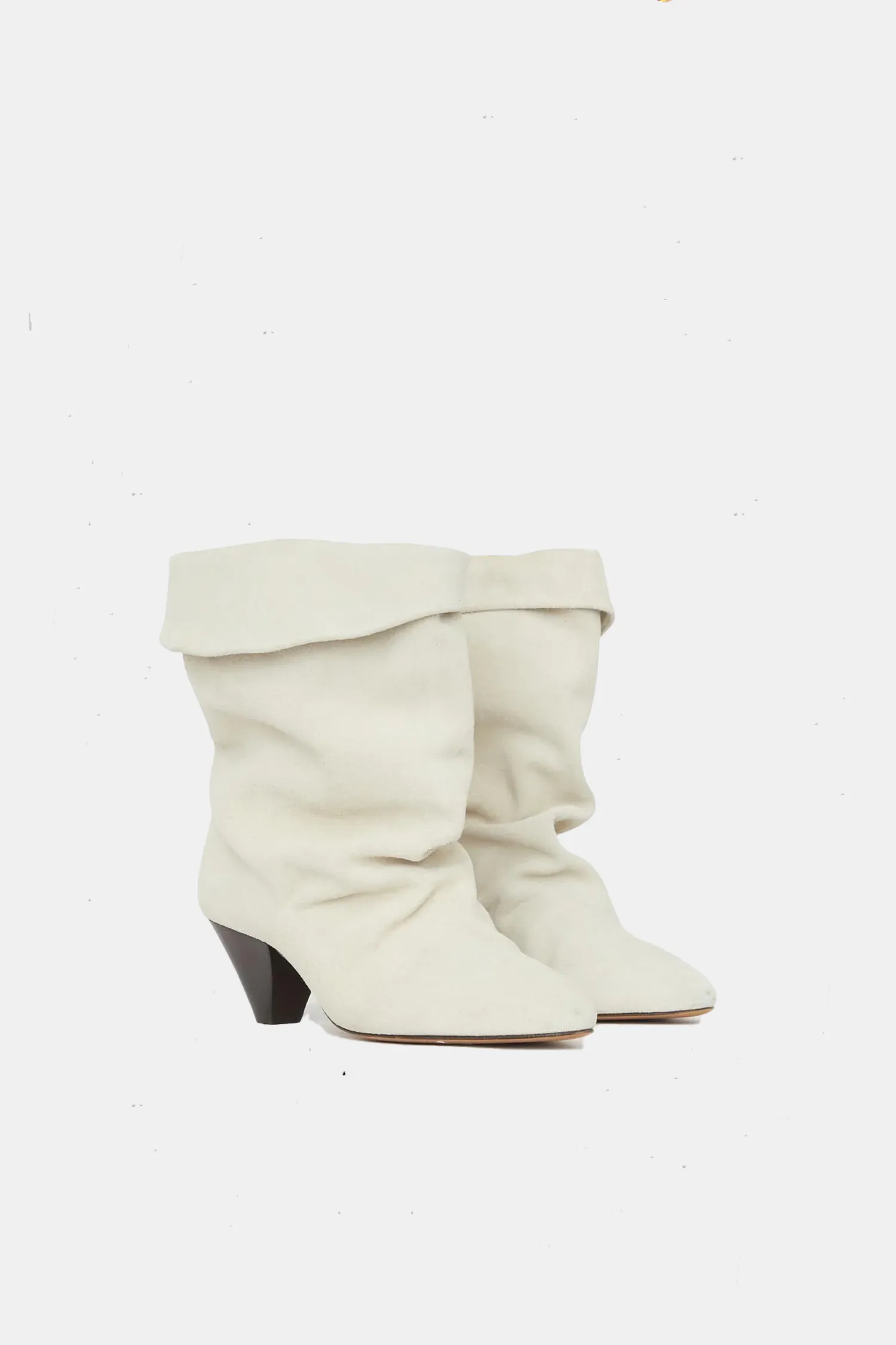 Ryska Suede Boots Chalk