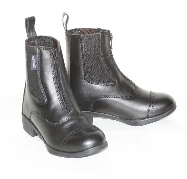 Saddle-Up Riding Boots with Front zip