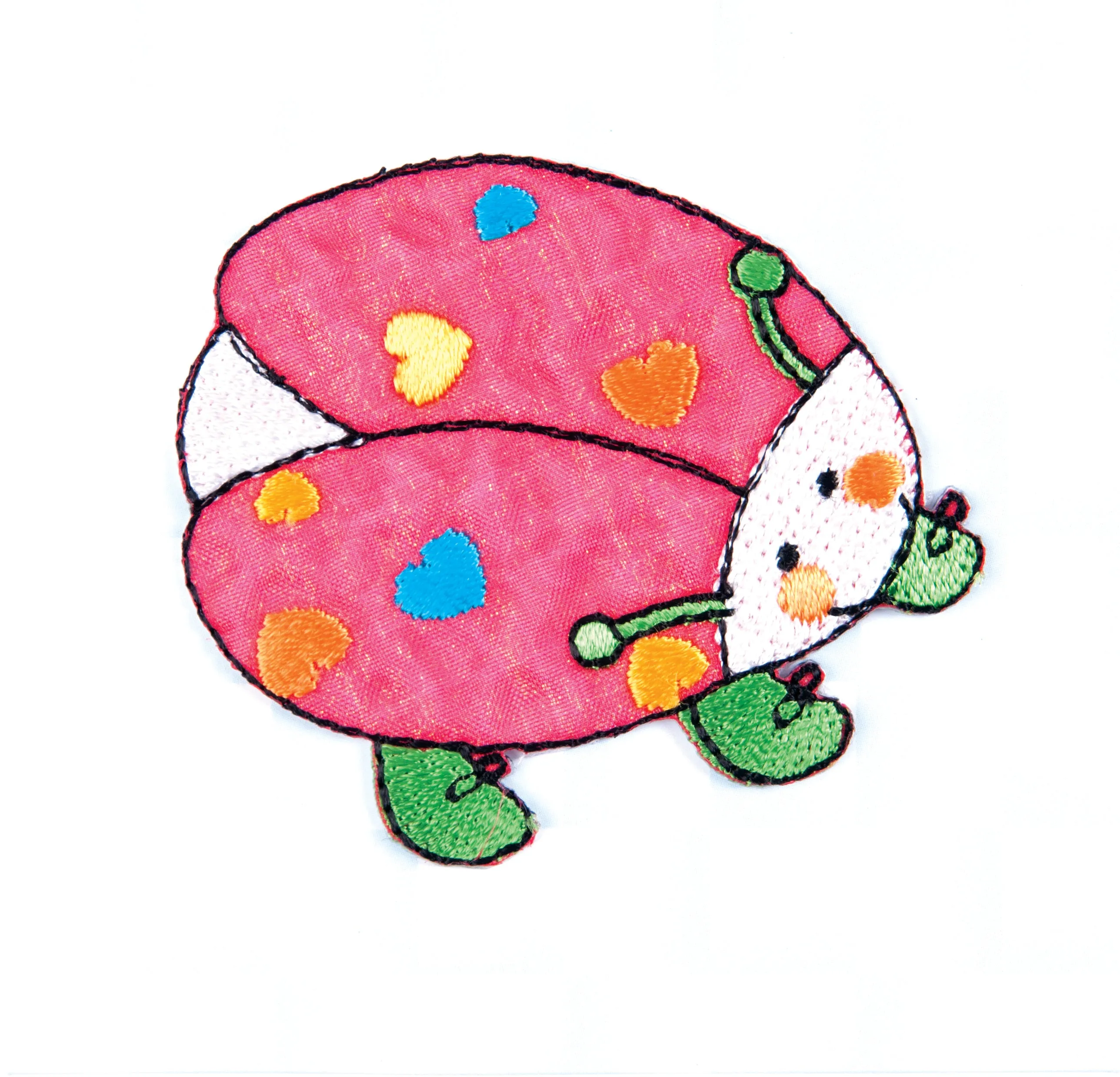 Sew On Motifs Lace Jeans Dresses Appliques Patches 5.3 cm -Ladybird in Boots