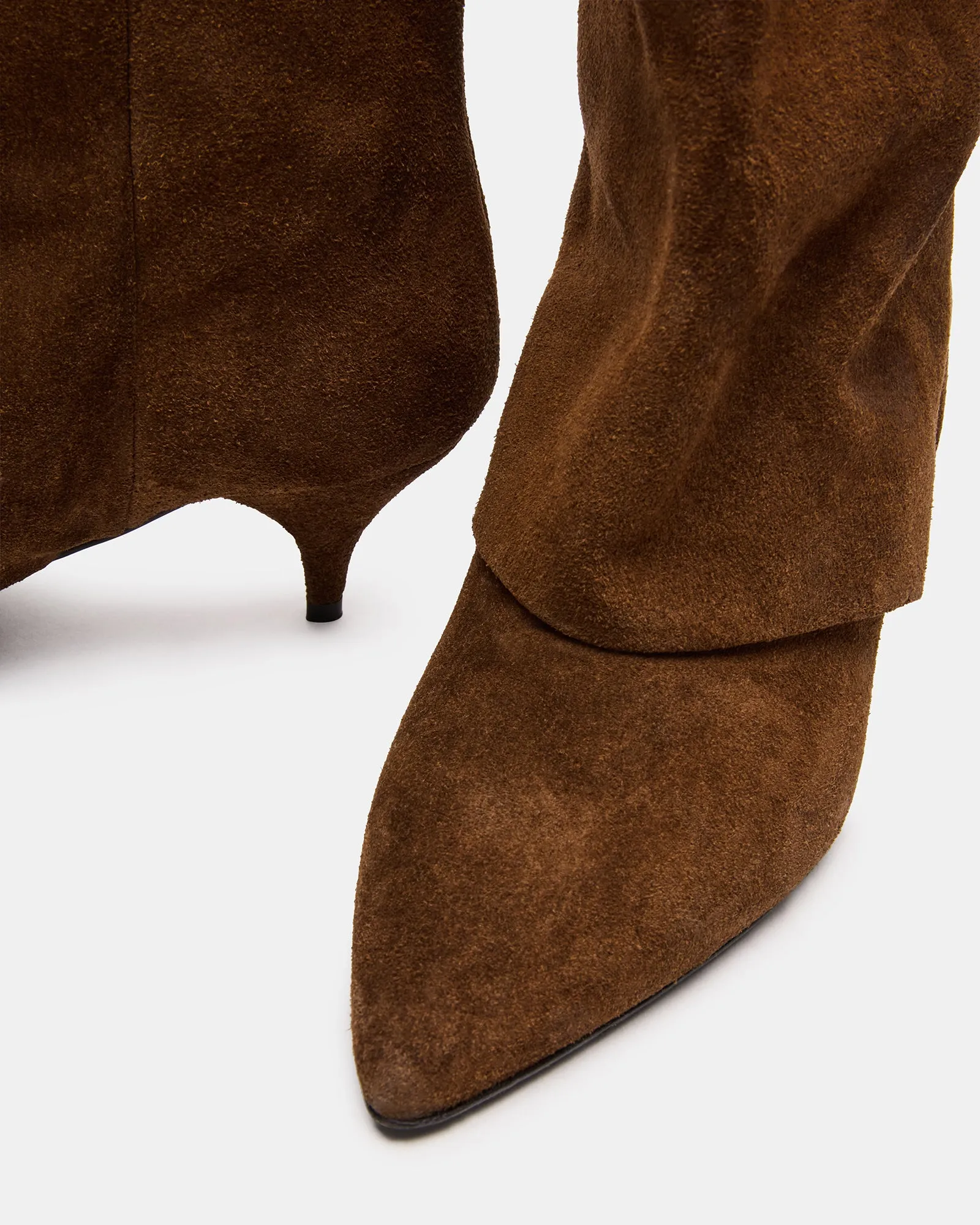 SHAI CHESTNUT SUEDE