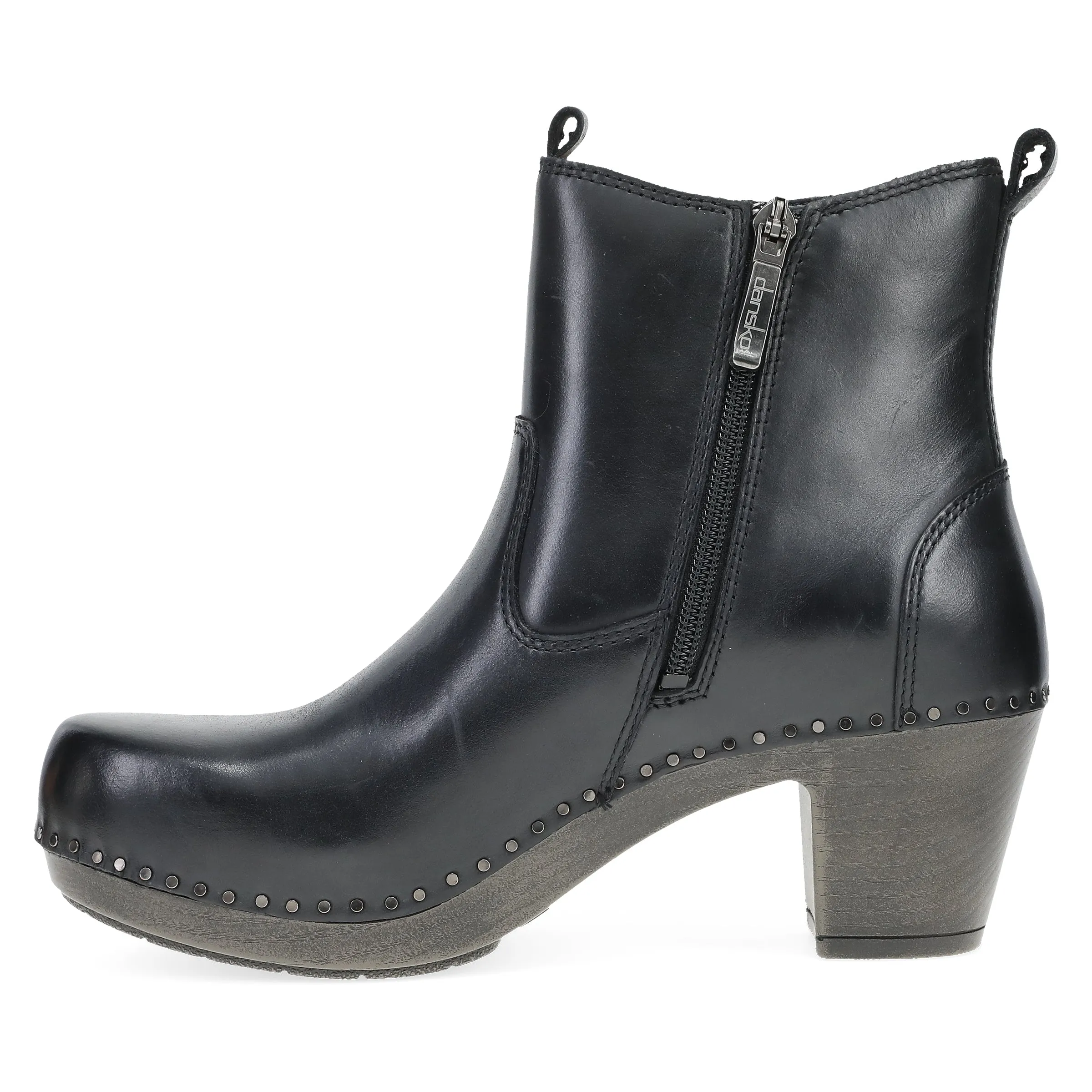 Shayna - Black Burnished Calf Boot - 1833-509400
