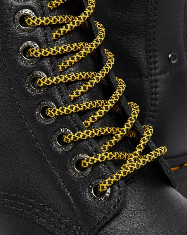 Sinclair Max Pisa Leather Platform Boots Black