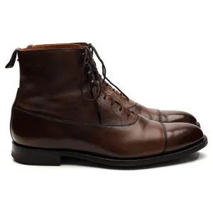 'Somerville' Dark Brown Leather Boots UK 6 E