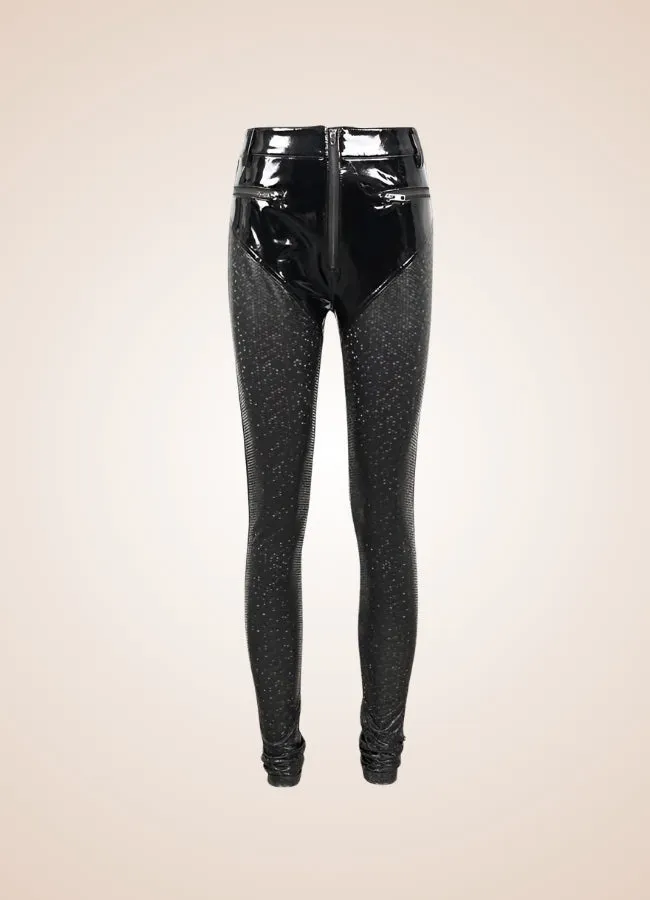 Steampunk Goth Latex Pants