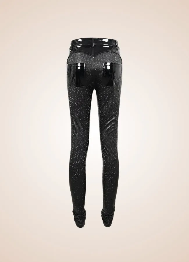 Steampunk Goth Latex Pants
