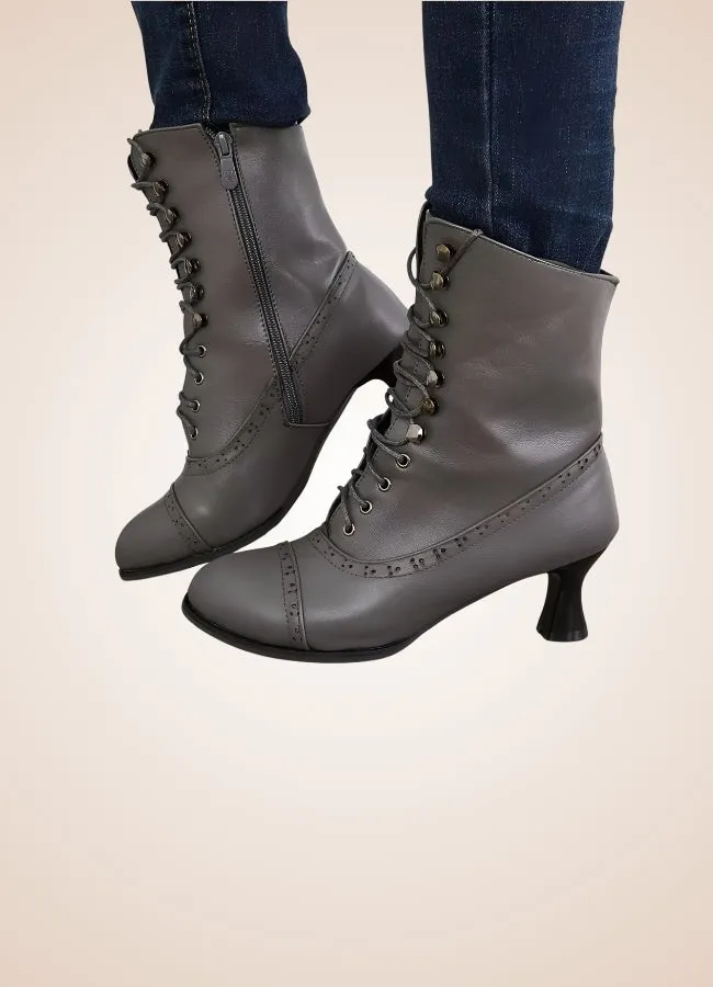 Steampunk Victorian Lace Boots