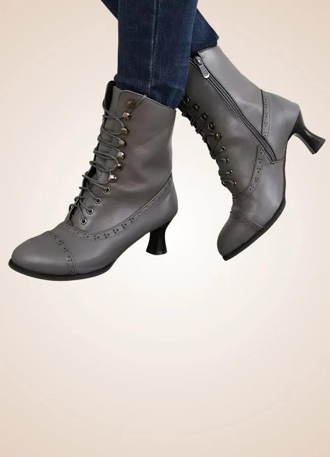 Steampunk Victorian Lace Boots