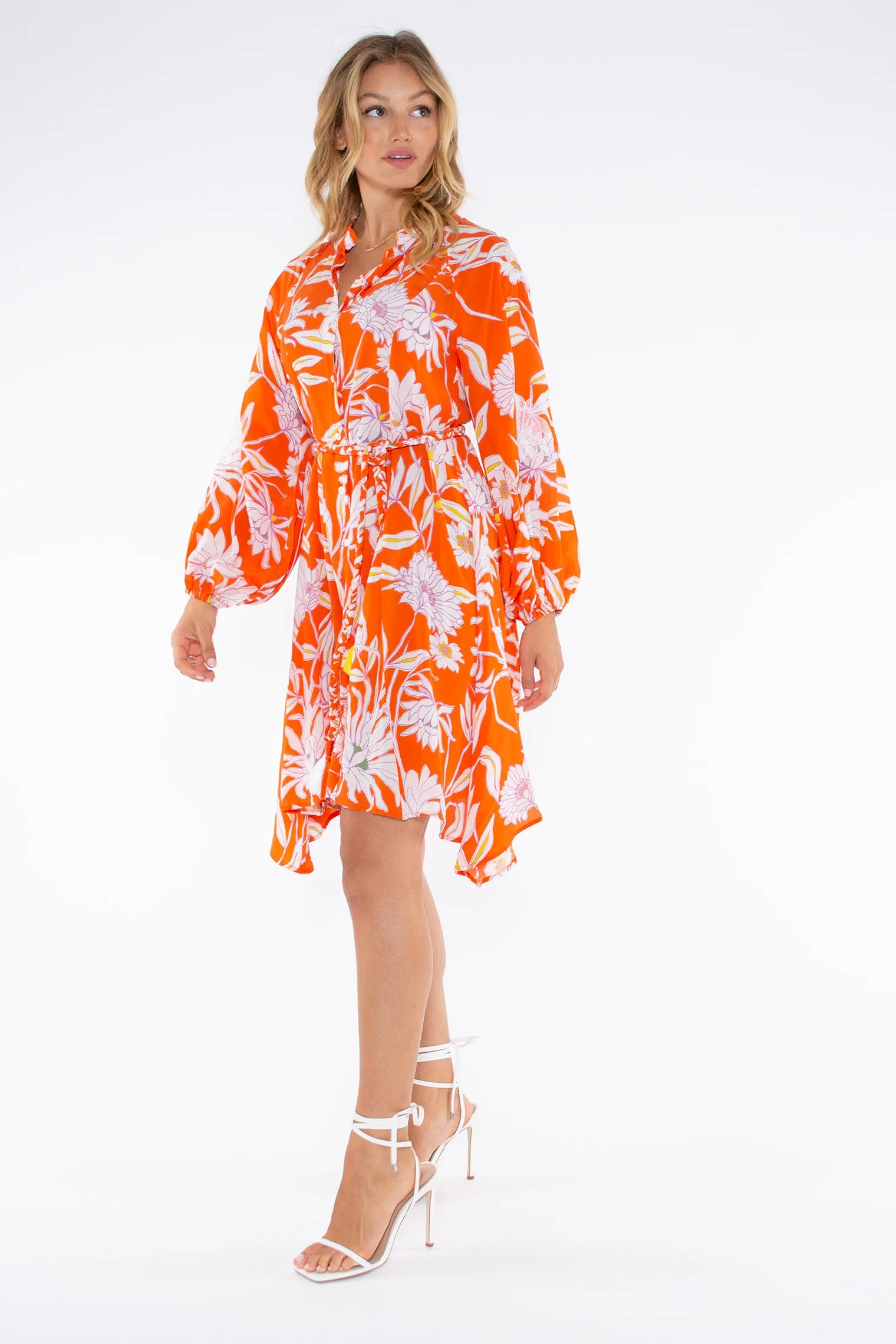 STELLA DRESS - CIMBRONE ARANCIA