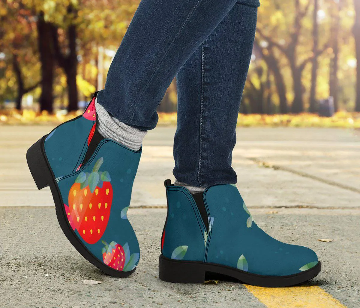 Strawberry Design Chelsea Boots