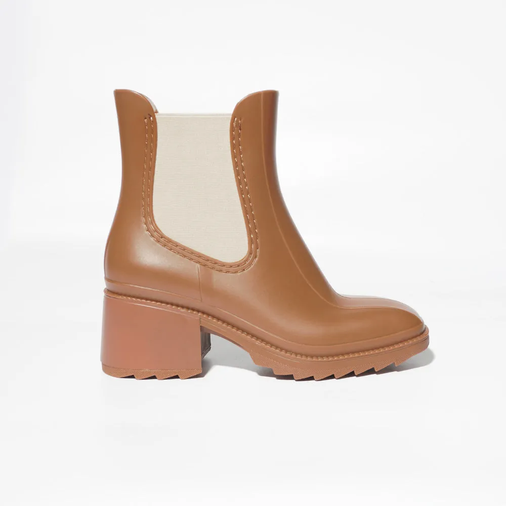 Tan Heeled Boots