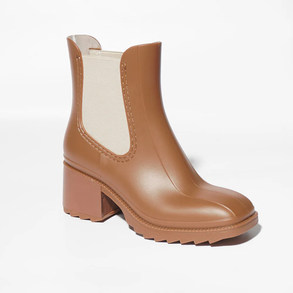 Tan Heeled Boots