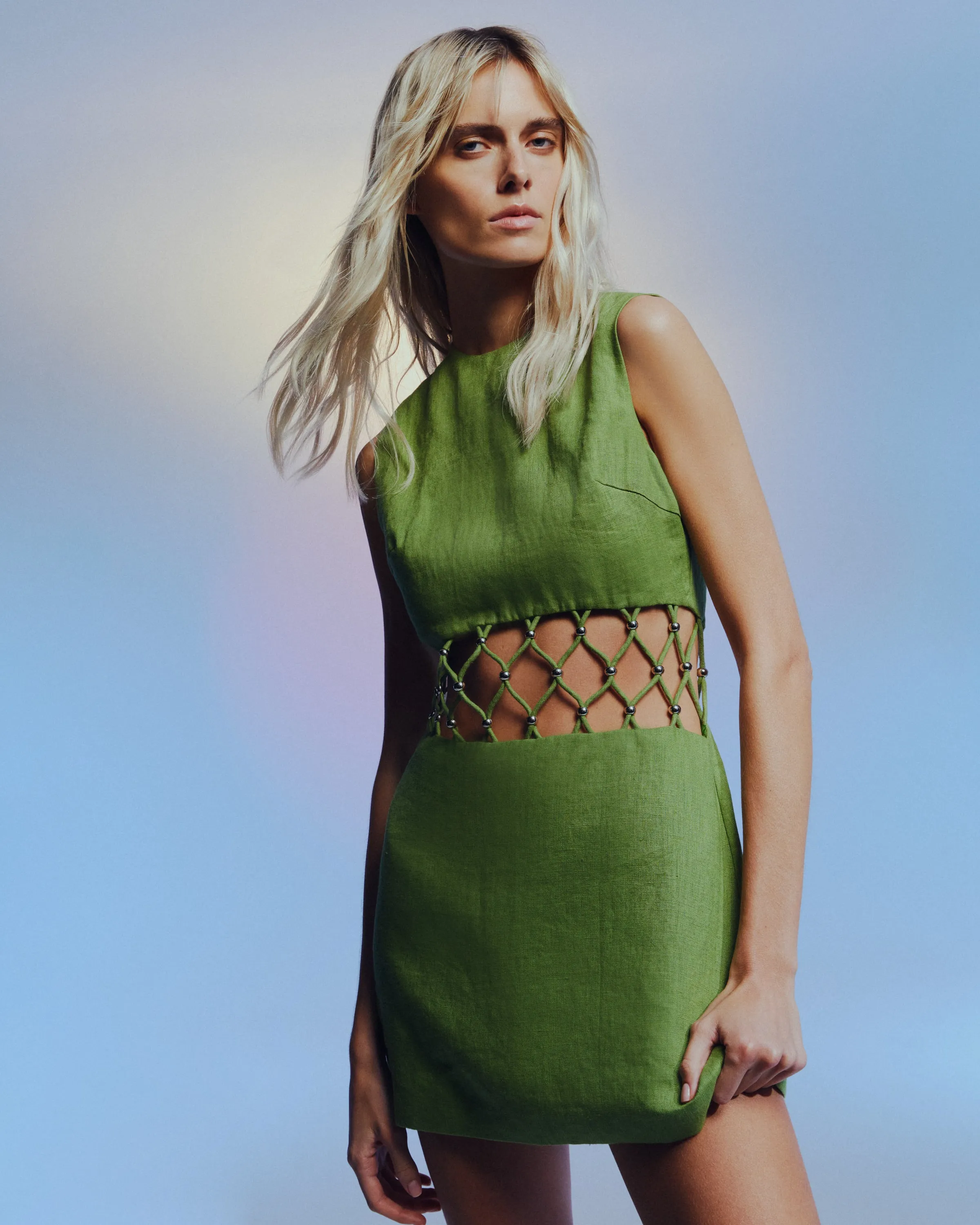 THE 'ELLIE' LINEN MINI DRESS