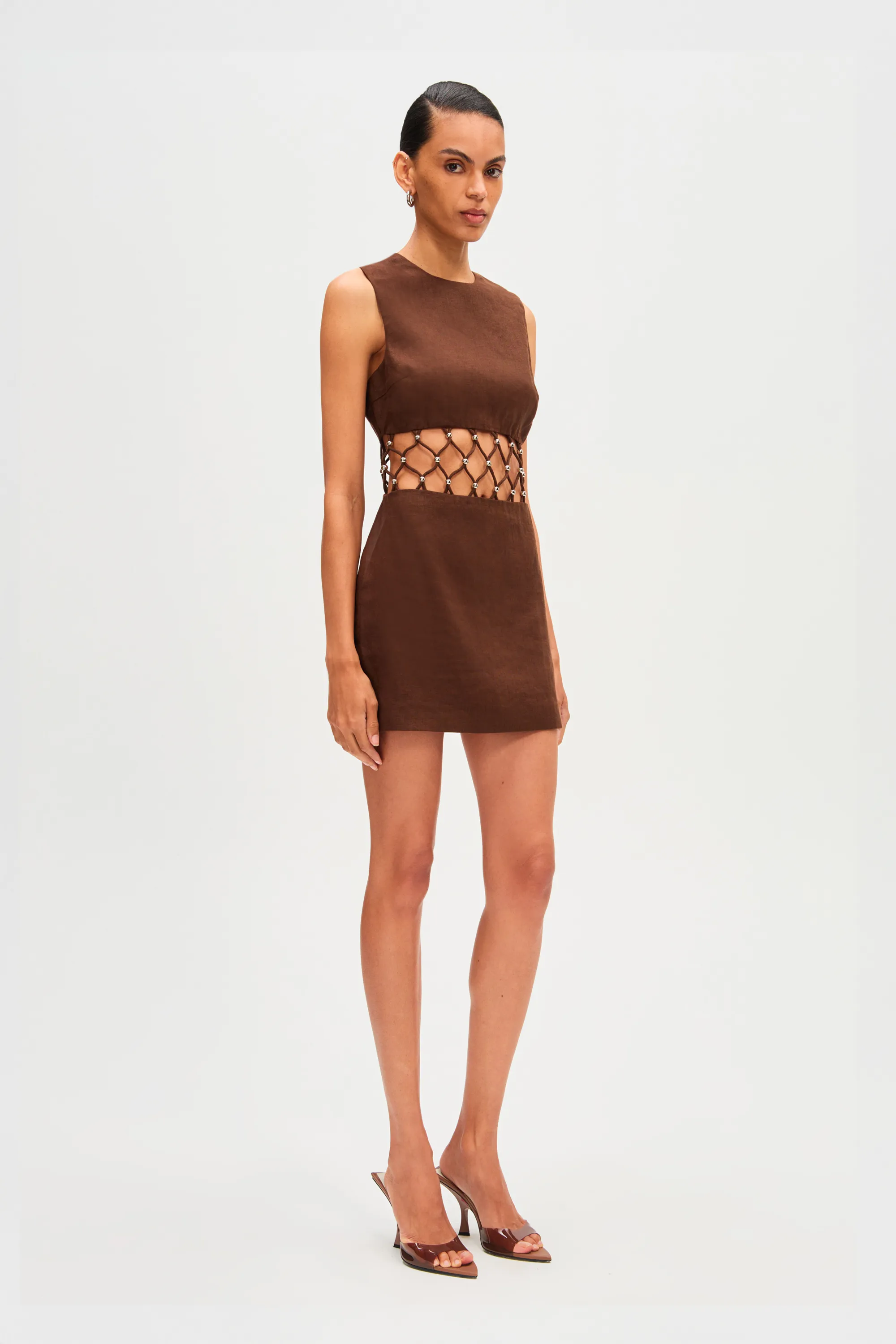 THE 'ELLIE' LINEN MINI DRESS