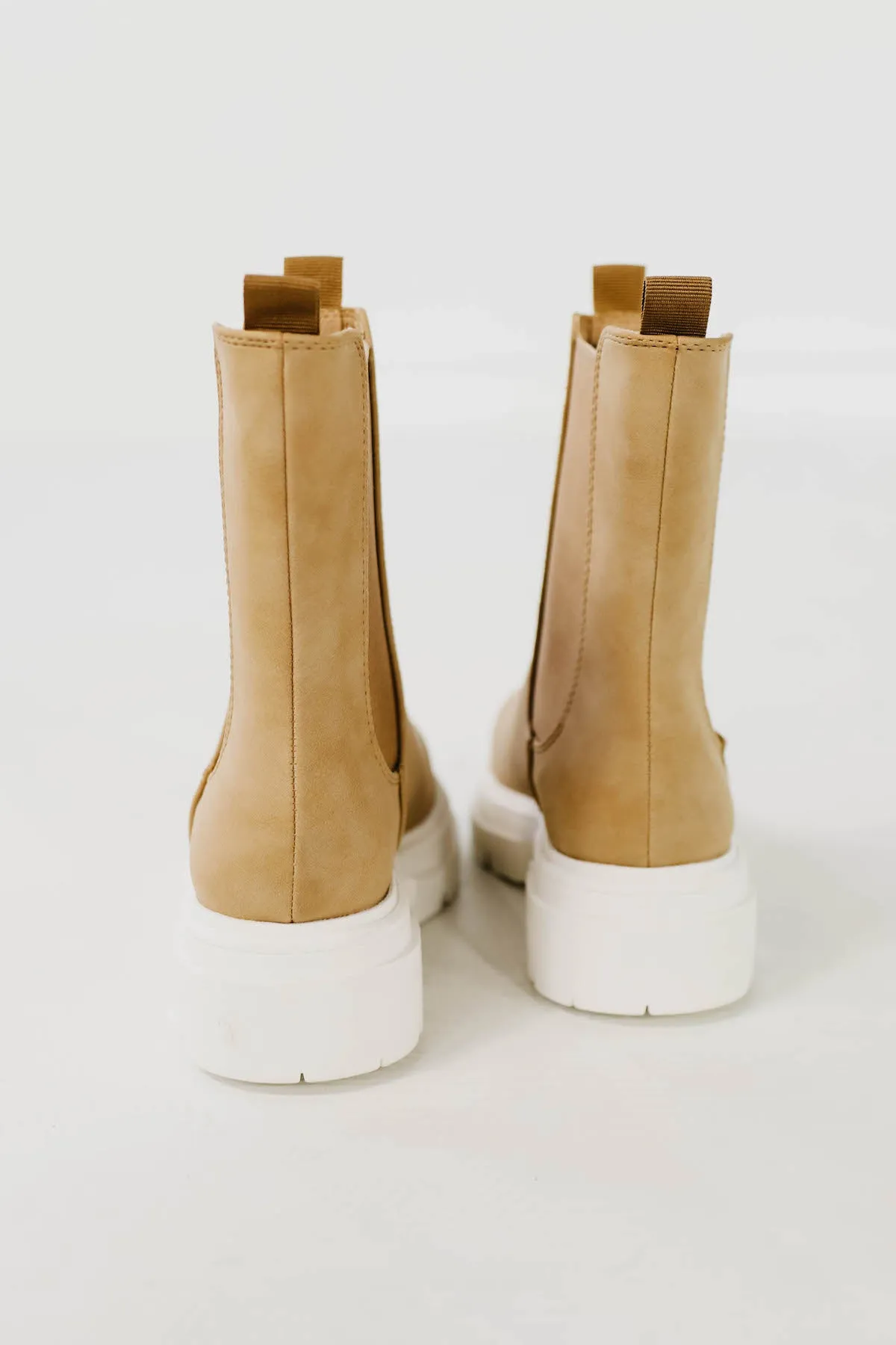 The Joanna Chelsea Bootie - Light Taupe