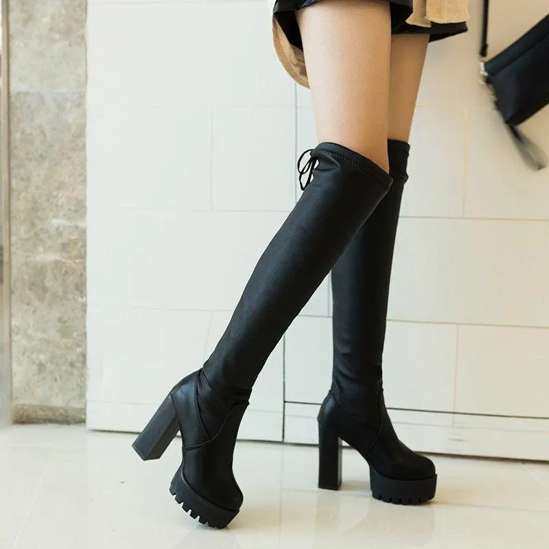 The New Ultra-high-heeled Slim Fashion Stretch Sleeve Boots