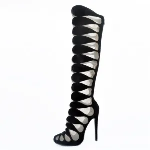 Thigh High Gladiator Sandals Boots
