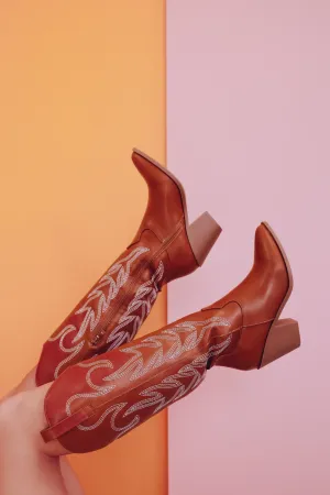 Trail Blazin' Western Boot - Tan