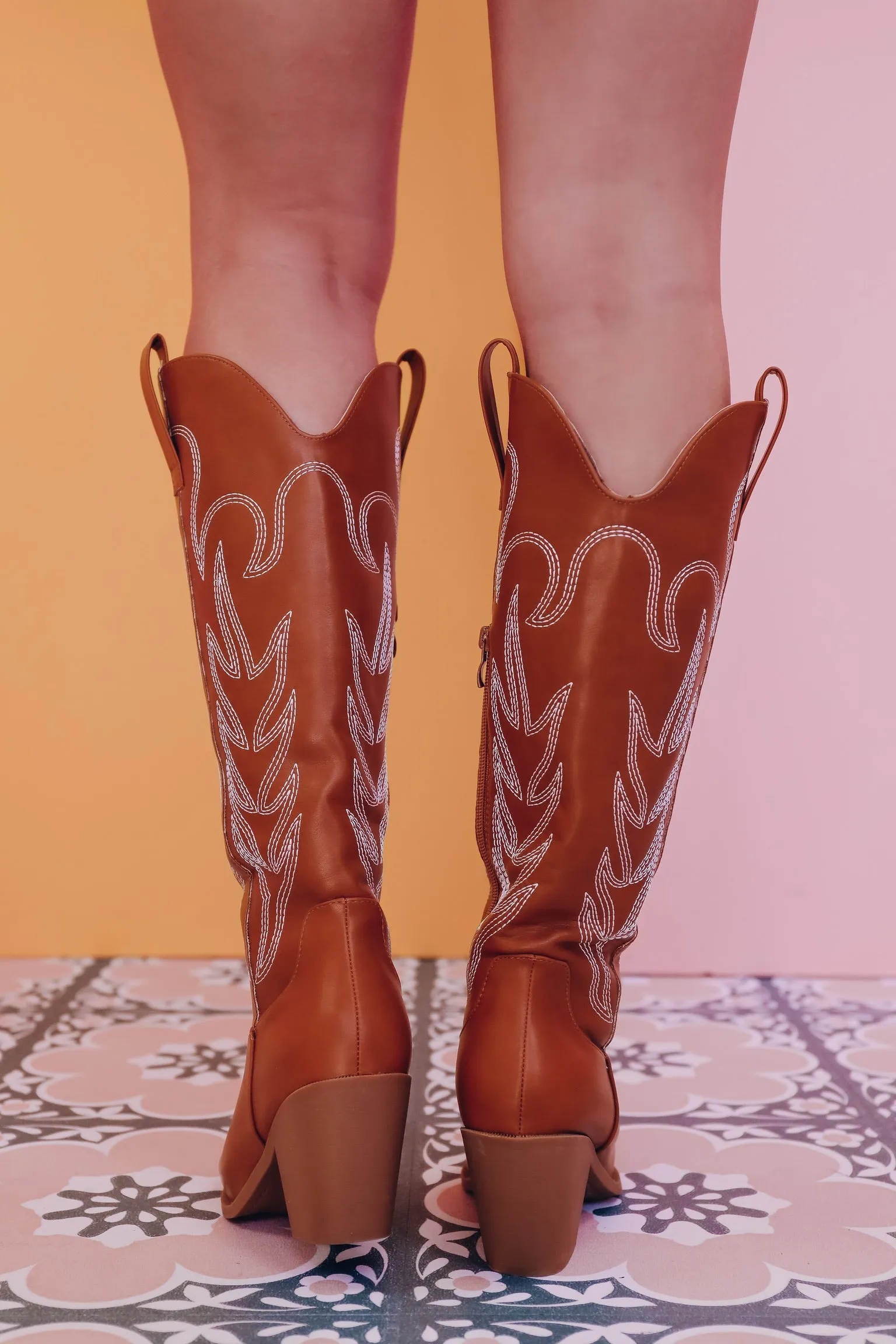 Trail Blazin' Western Boot - Tan