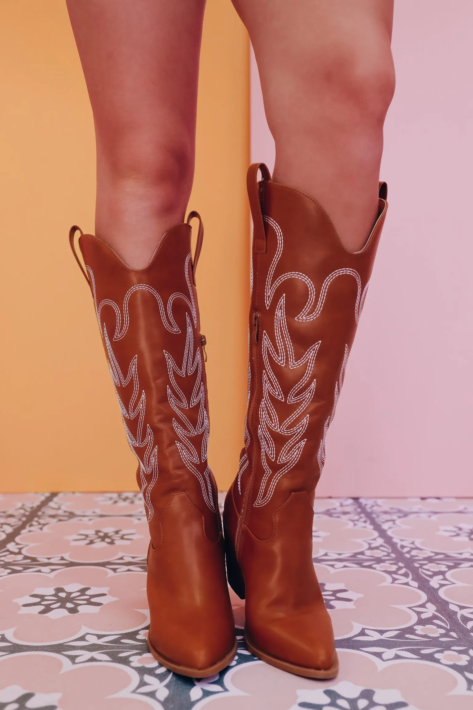 Trail Blazin' Western Boot - Tan