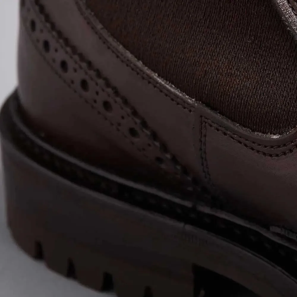 TRICKER'S Henry Boots - Mens Commando Sole - Espresso