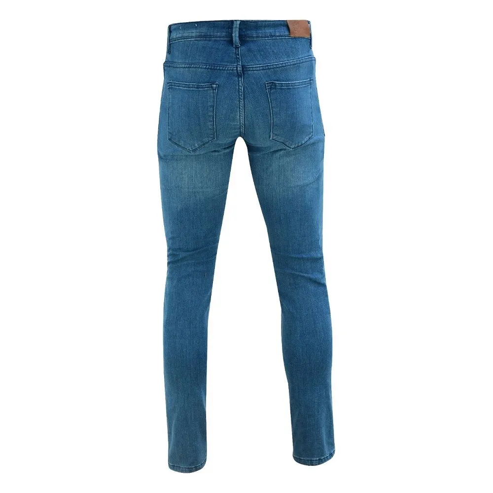 Tuff Gear Motorcycle Premium Slim Fit Blue Jeans Lined with DuPont™ Kevlar®