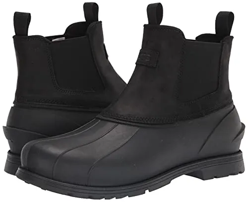 UGG Men's Gatson Chelsea Boot, Black, Size 10