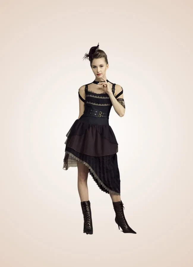 Victorian Asymmetrical Steampunk Dress