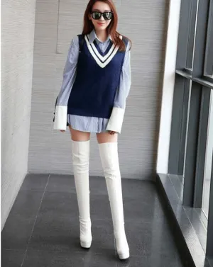 Wild super high heeled knee boots