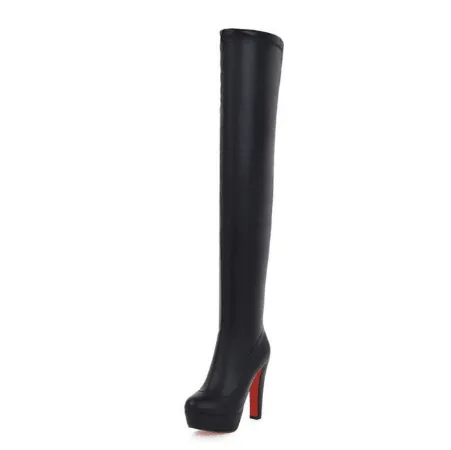Wild super high heeled knee boots