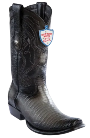Wild West Botas de Armadillo Horma Dubai Toe Faded Gray
