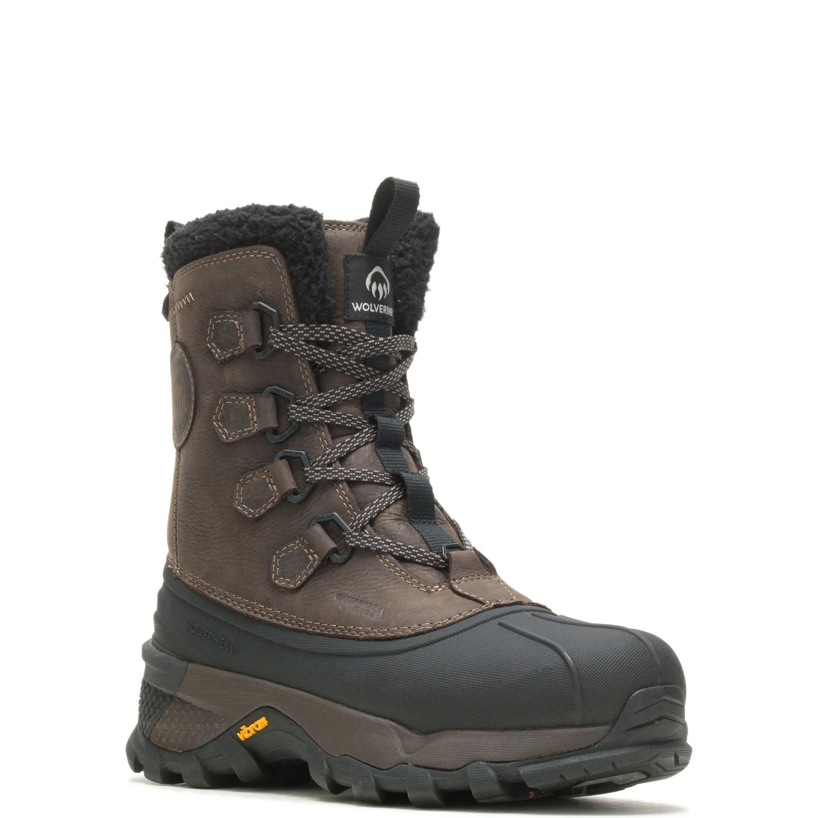 Wolverine Elite Glacier EPX WP Insulated W880313 Mens Brown Rain Boots