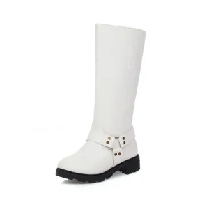 Womens' Heels Knee High Knight Boots