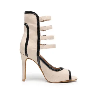 Women's Lace-up Jazz Dance Heels Boots