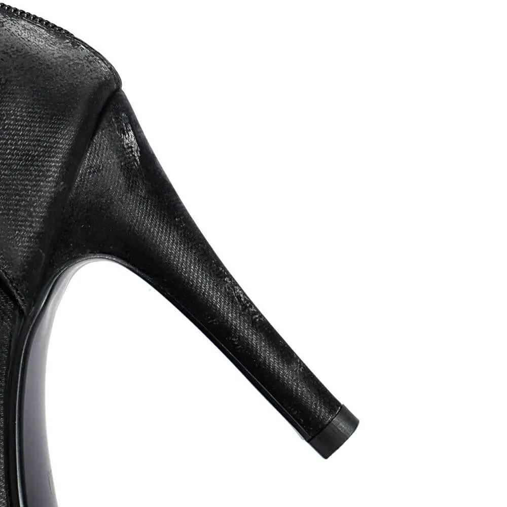 Women's Open Toe Ankle Buckle Prom Party Heeled Sandals