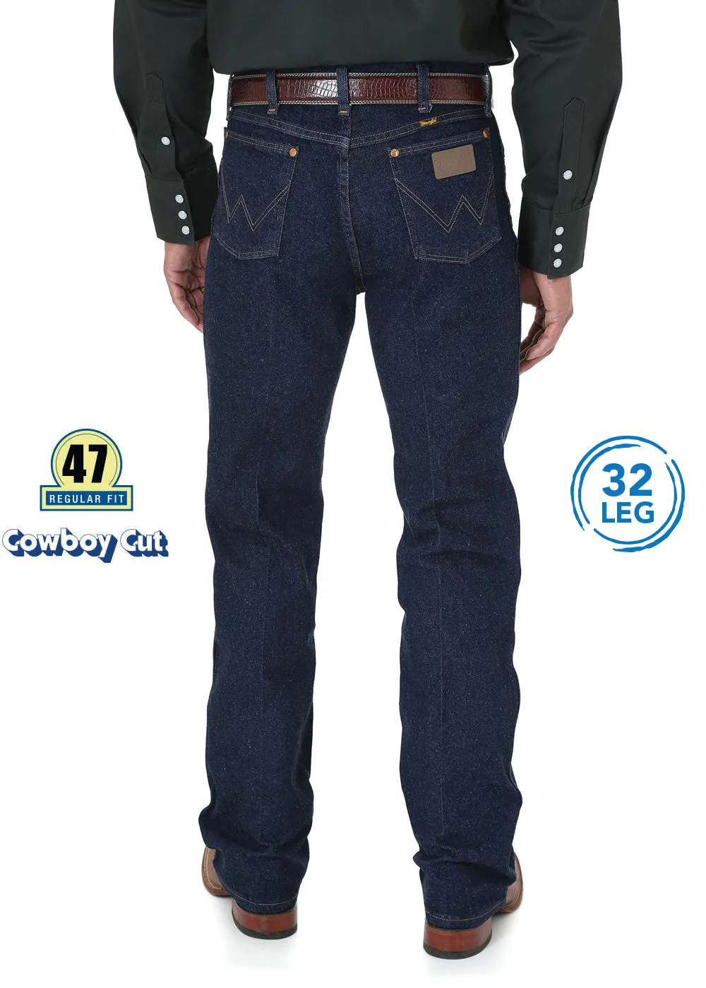 Wrangler Mens Cowboy Cut Stretch Regular Fit Jean