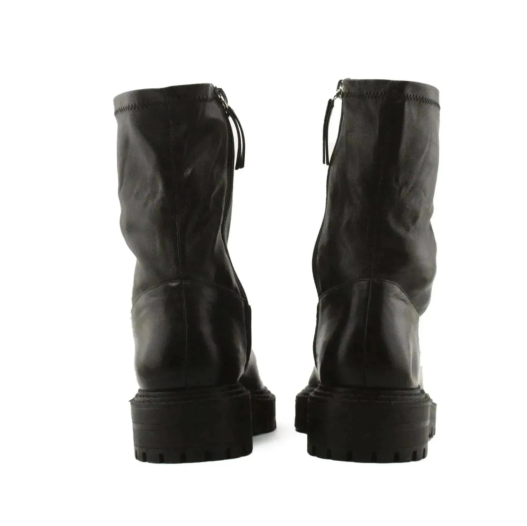 Zara Zipper Ankle Boots | 100% Authentic Leather